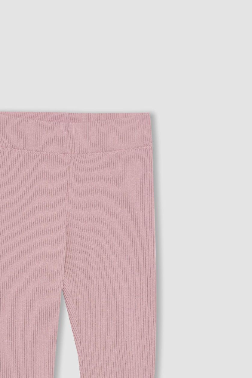 بنات زهري بنطلون ليجن بناتي طويل مضلع