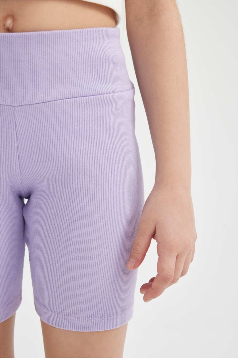 GIRLS & TEENS Lilac Girl Biker Biker Leggings