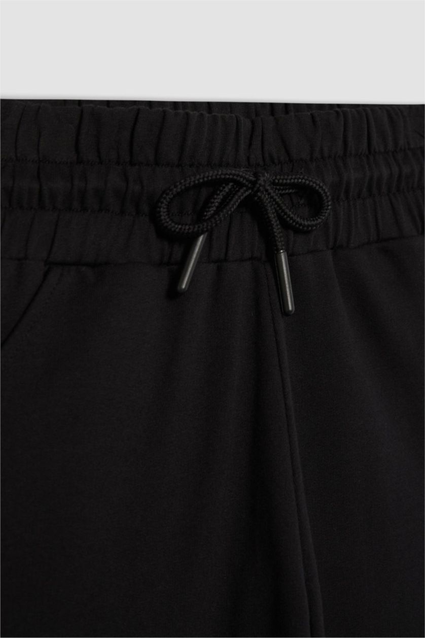 FILLES Noir Pantalon De Jogging Carotte Pour Fille