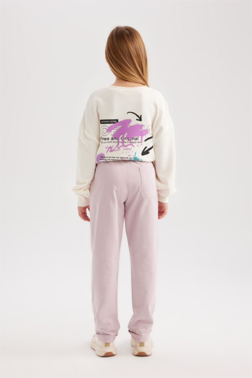 FILLES Rose Pantalon De Jogging Carotte Pour Fille