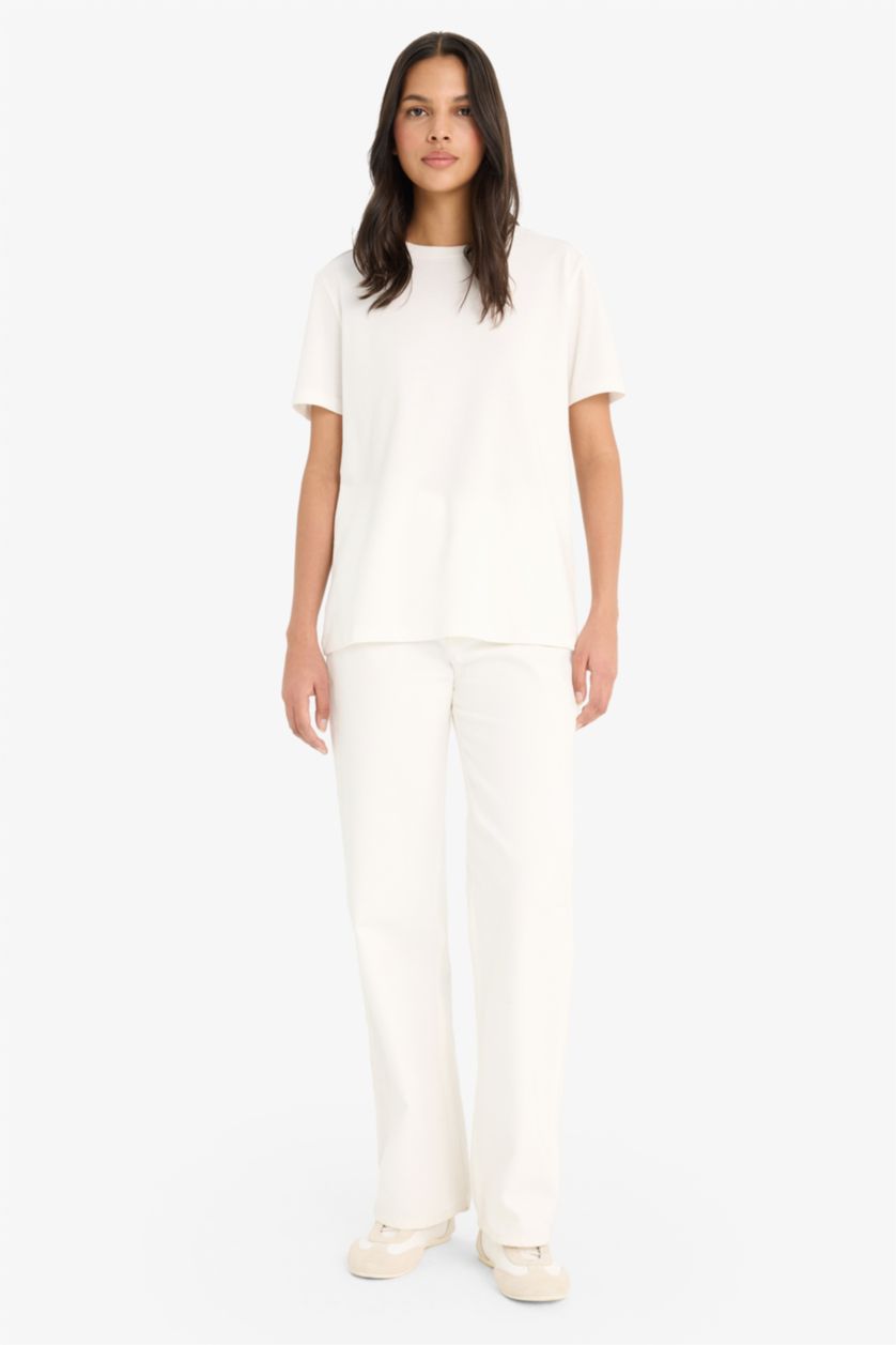 WOMAN Ecru Woman Short Sleeve T-Shirt