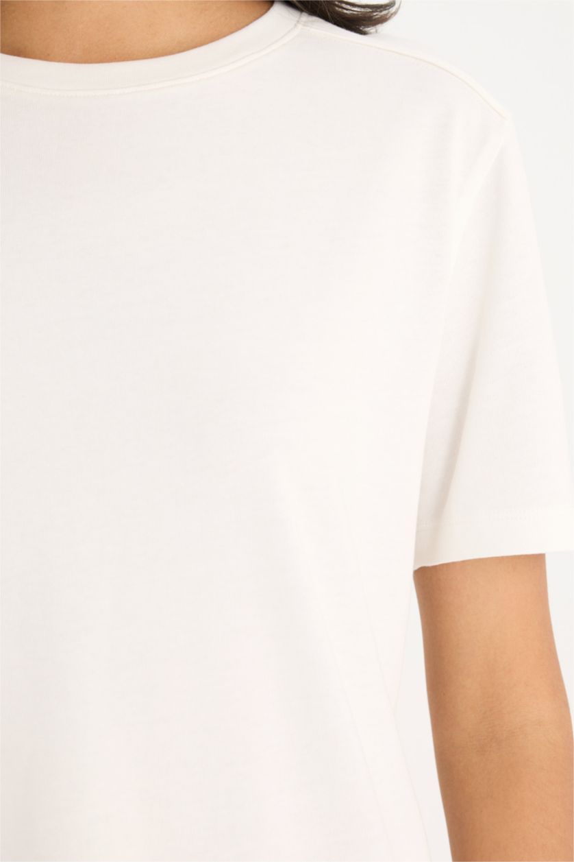 WOMAN Ecru Woman Short Sleeve T-Shirt