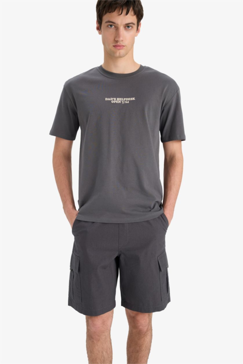 رجال أنثرا شورت قطن قصة مريحة