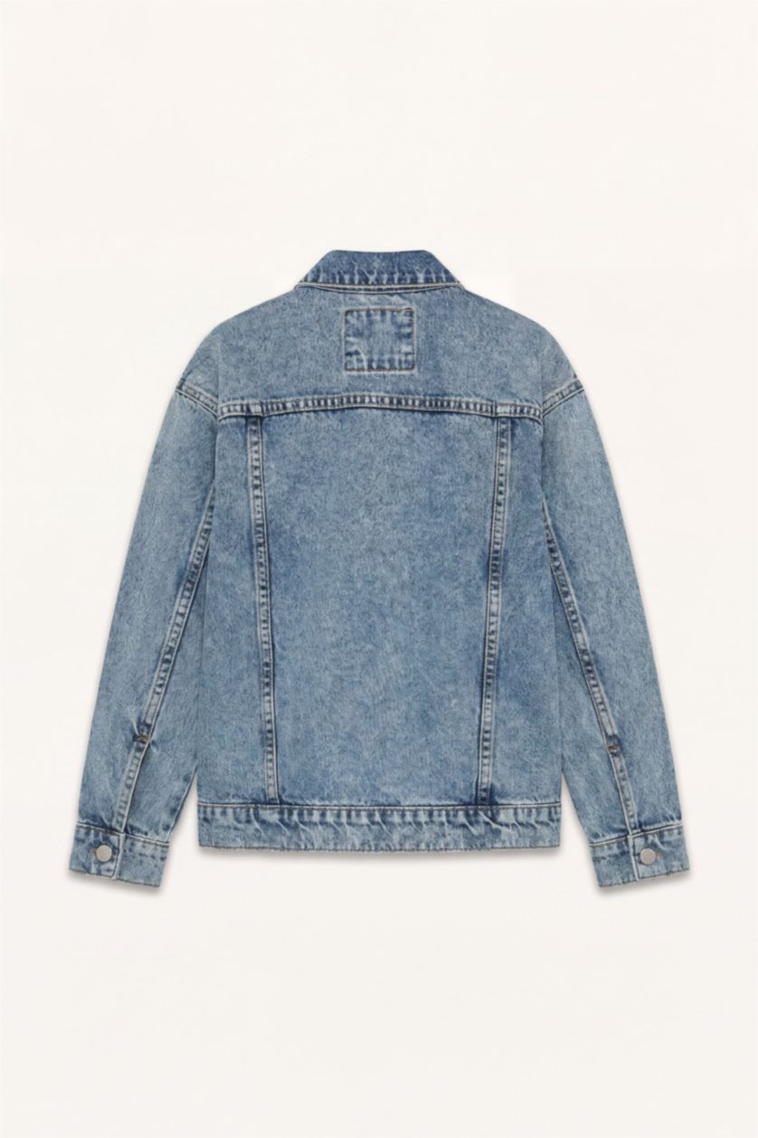 Young Boys - Teen Boys Blue Boy Polo Collar Jacket