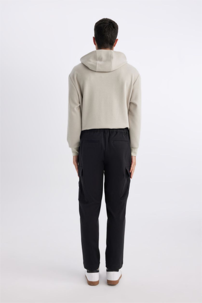 Мужчины Черный Брюки Джоггеры карго для мужчин