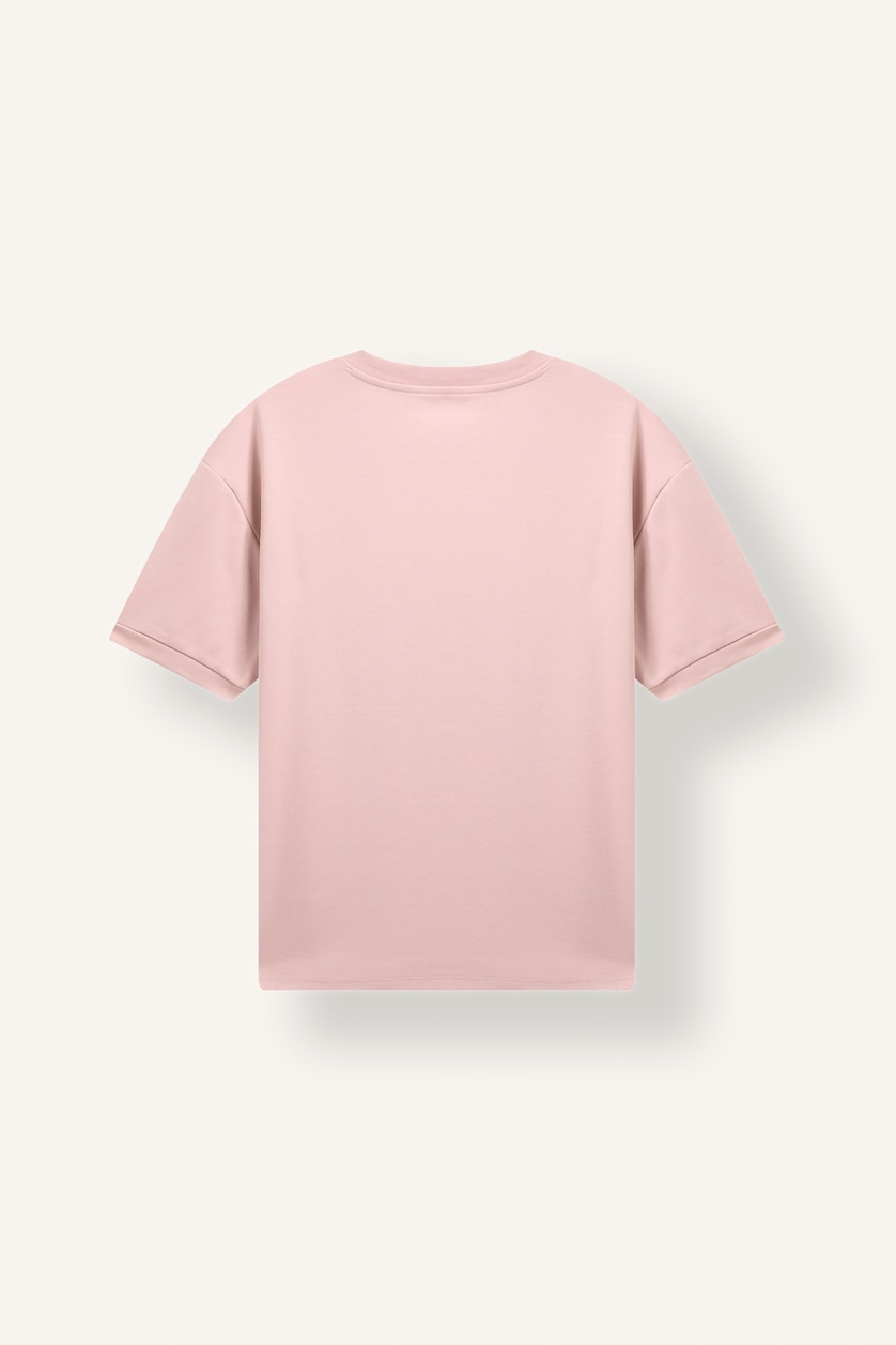Men Rose Crew Neck Oversize Fit Short Sleeve T-Shirt