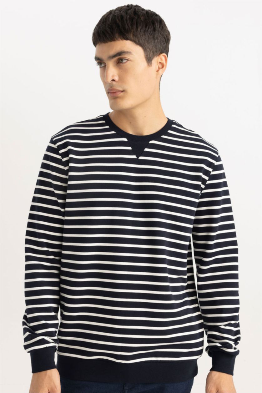 HOMME Marin Modern Fit Thin Sweatshirt Fabric Sweatshirt