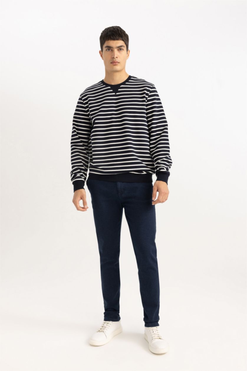 HOMME Marin Modern Fit Thin Sweatshirt Fabric Sweatshirt