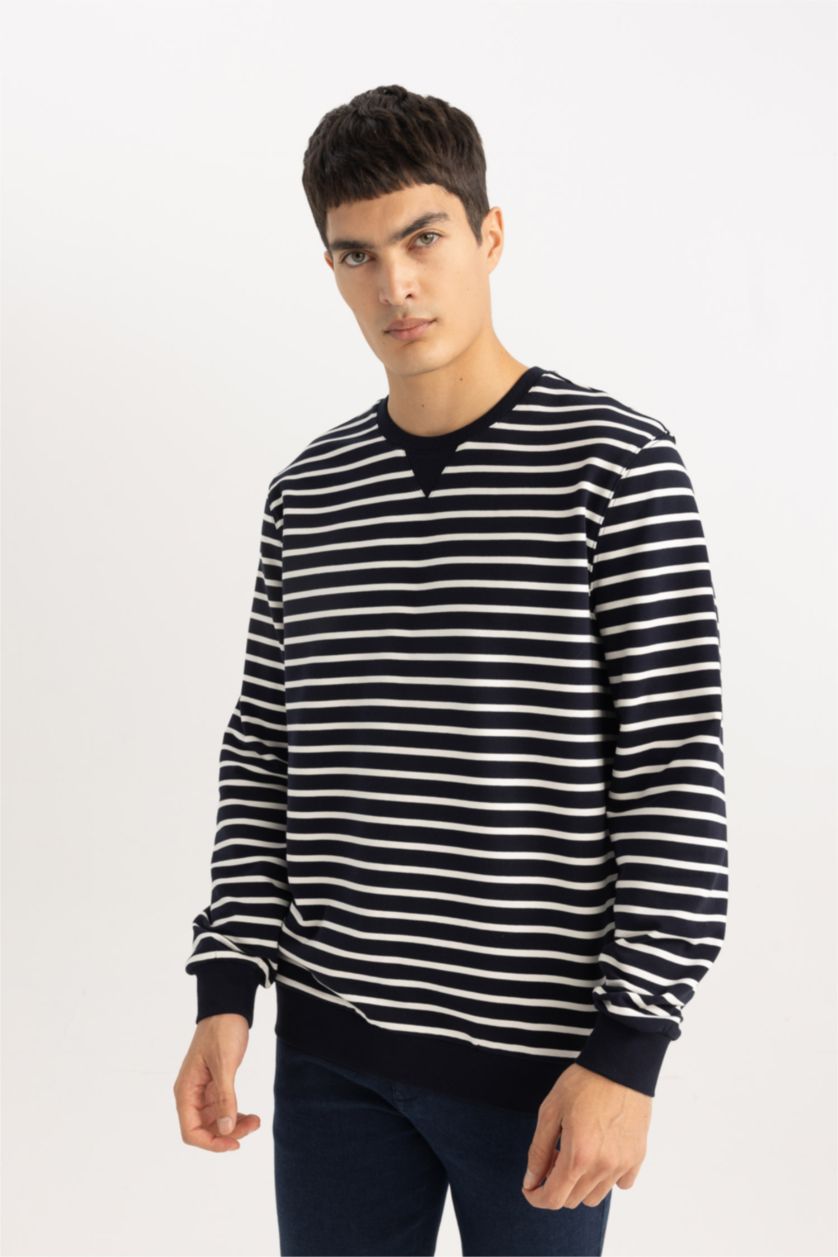 HOMME Marin Modern Fit Thin Sweatshirt Fabric Sweatshirt