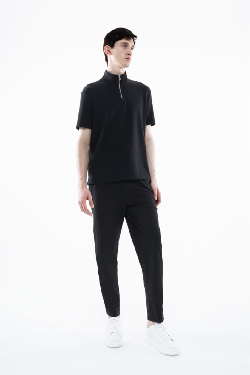 MAN Black Regular Fit Short Sleeve T-Shirt
