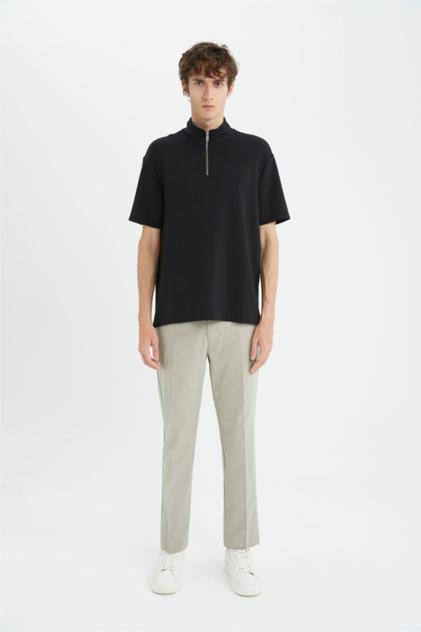 MAN Black Regular Fit Short Sleeve T-Shirt