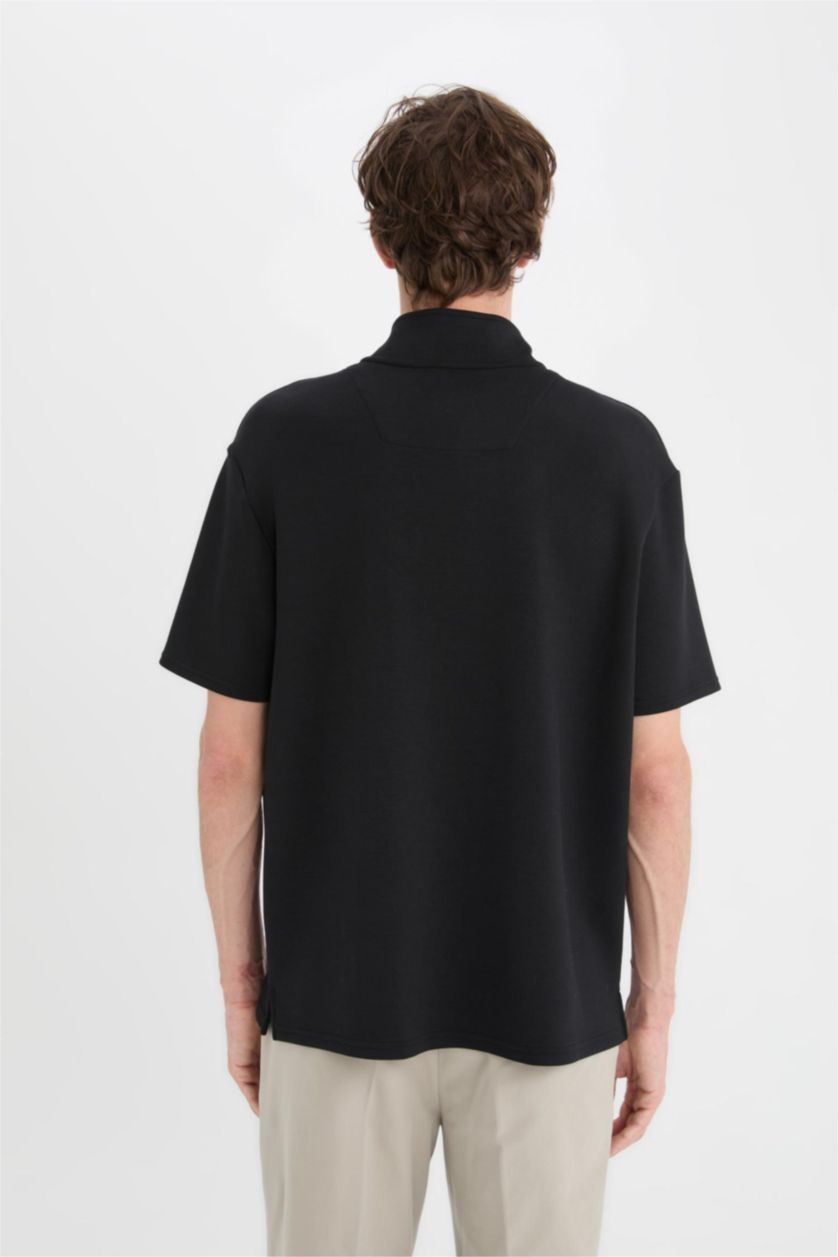 MAN Black Regular Fit Short Sleeve T-Shirt