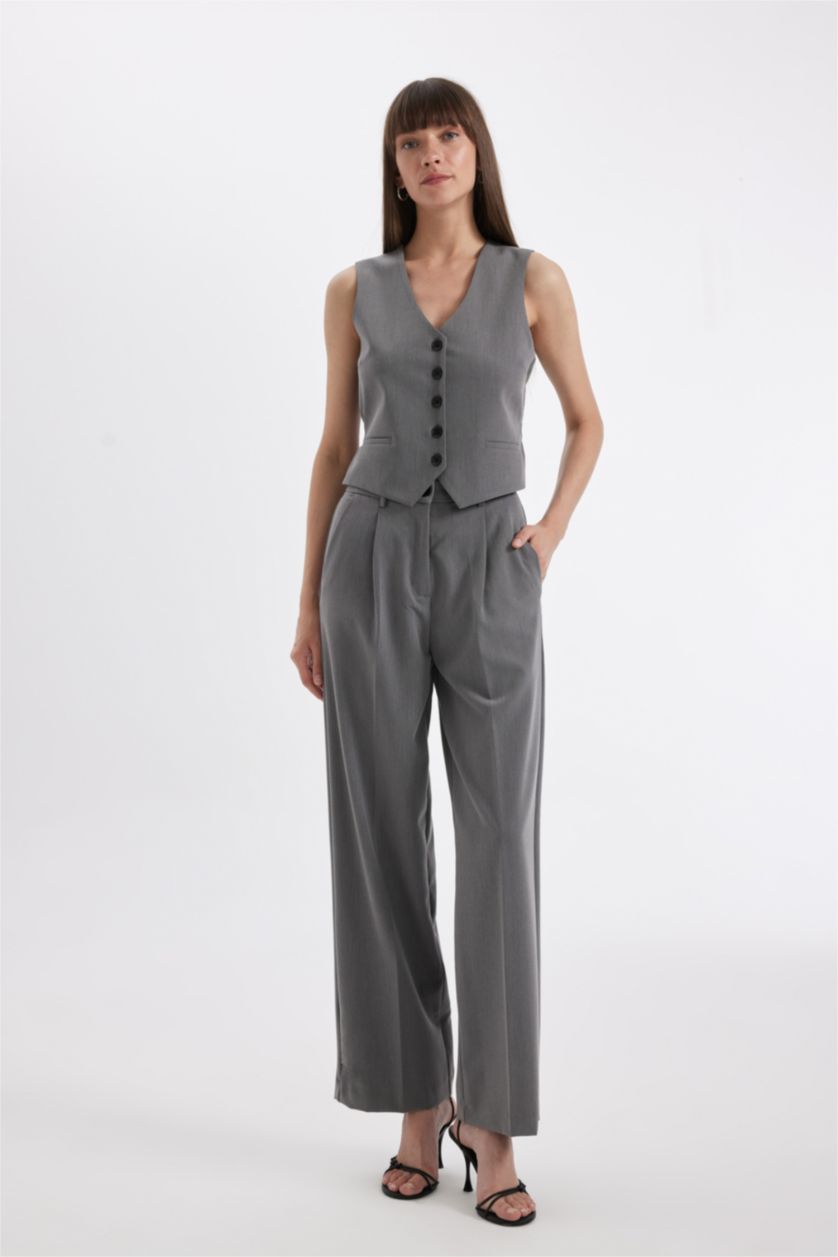 نساء ميلانج رمادي يلك رسمي