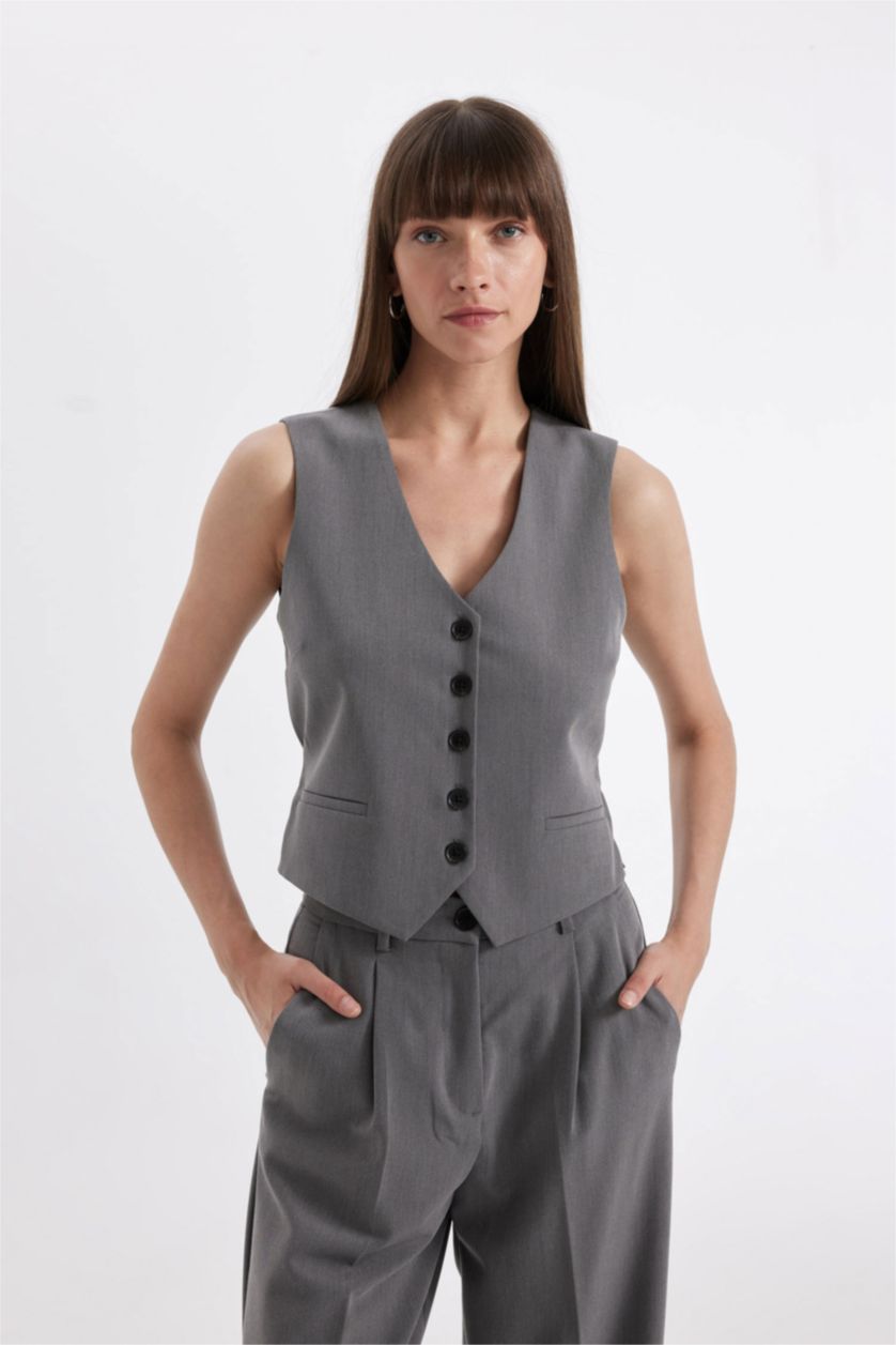 نساء ميلانج رمادي يلك رسمي