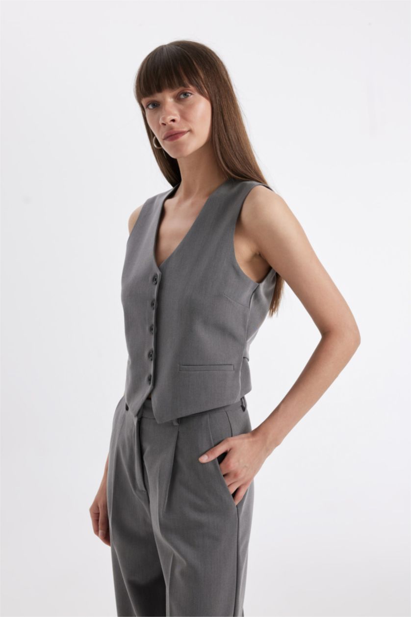 نساء ميلانج رمادي يلك رسمي