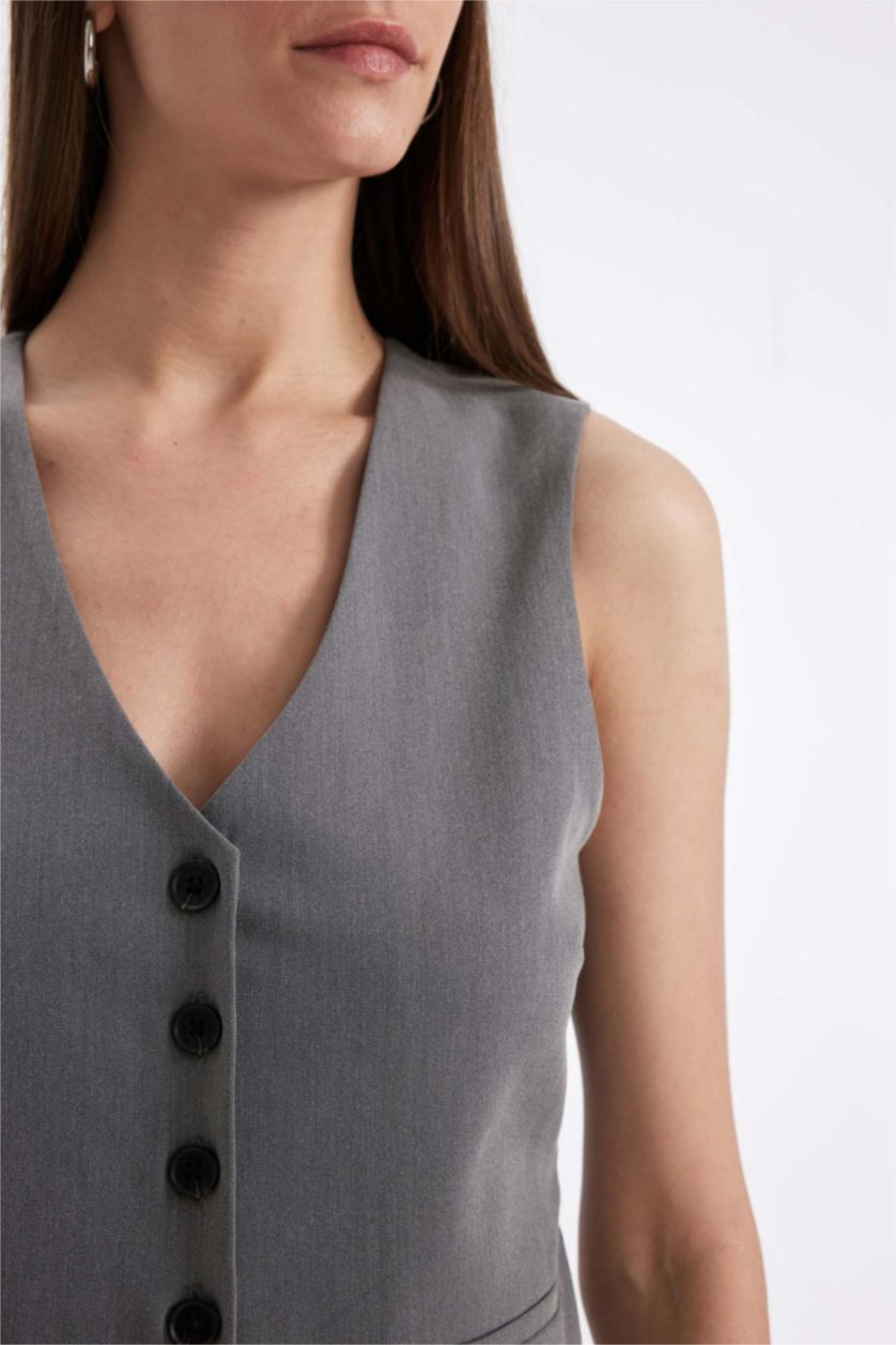 نساء ميلانج رمادي يلك رسمي