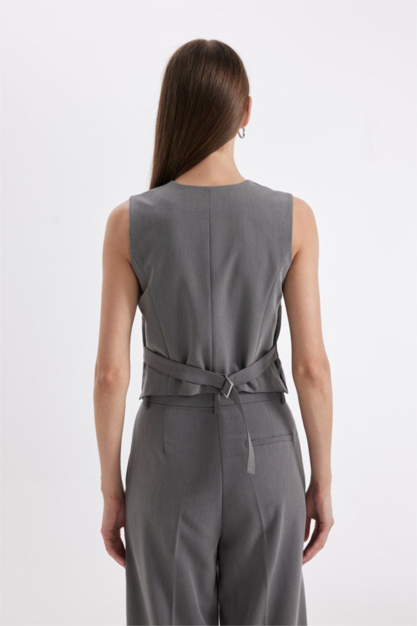 نساء ميلانج رمادي يلك رسمي