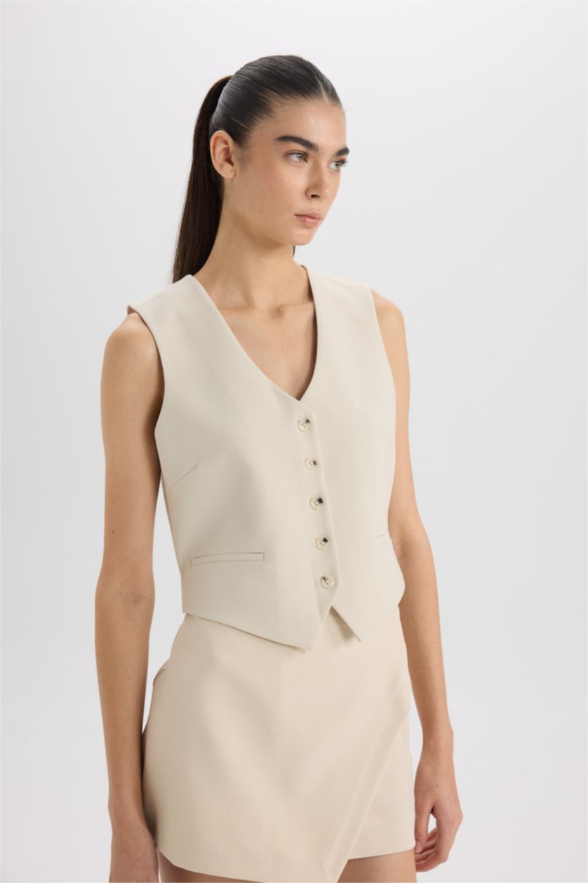 Әйелдерге ашық реңк Жилет