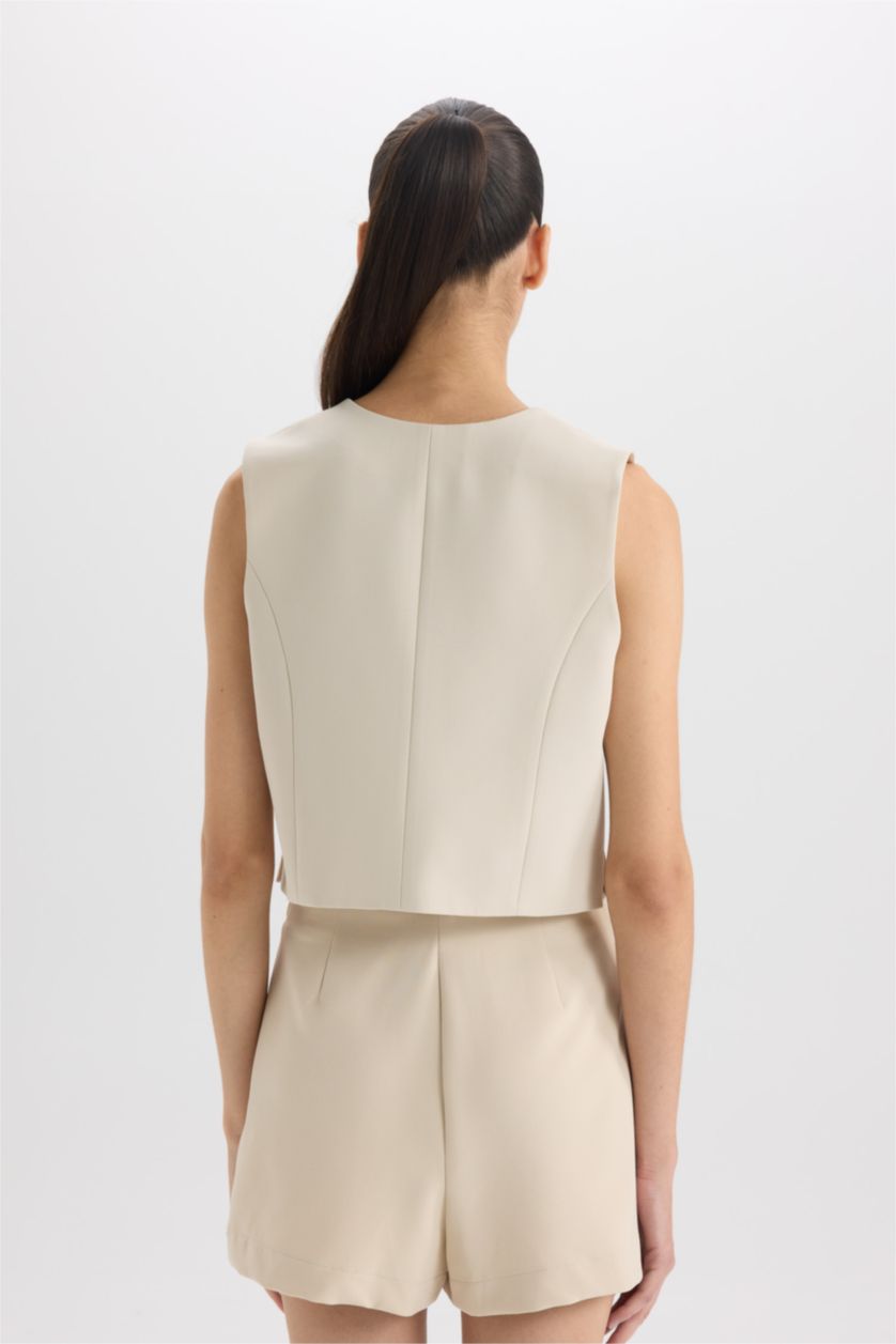 Әйелдерге ашық реңк Жилет