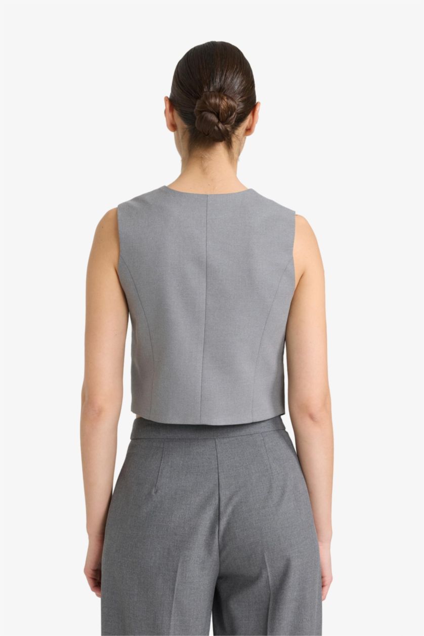 حريمي ميلانج رمادي فيست بليزر