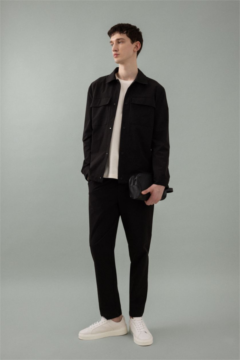 رجال أسود jogger Trousers