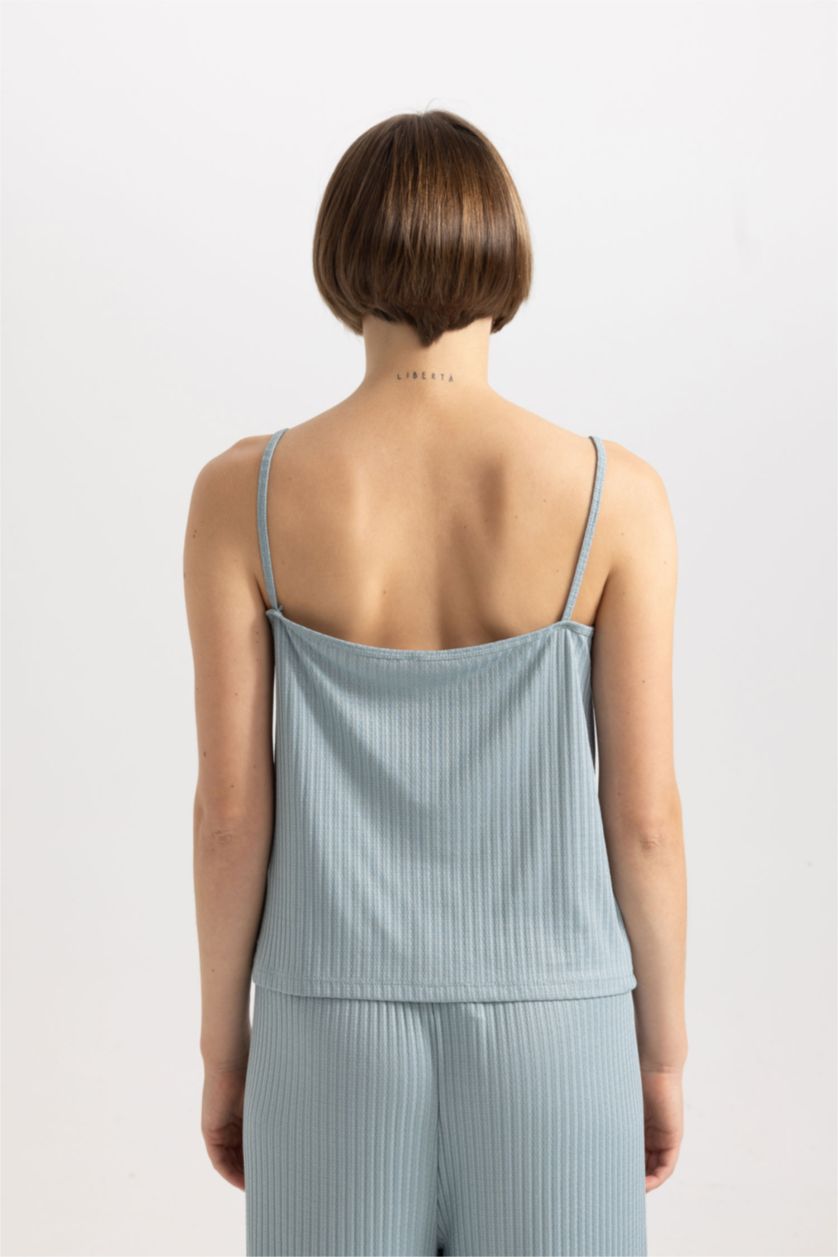 Woman Mint Fall in Love Regular Fit Casual Top