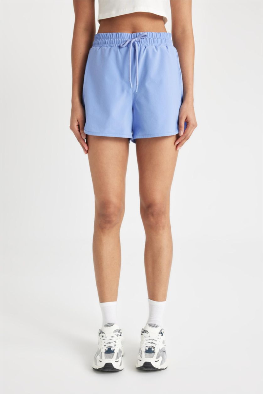 WOMAN Lilac DeFactoFit Slim Fit Flexible Textured Swim Shorts