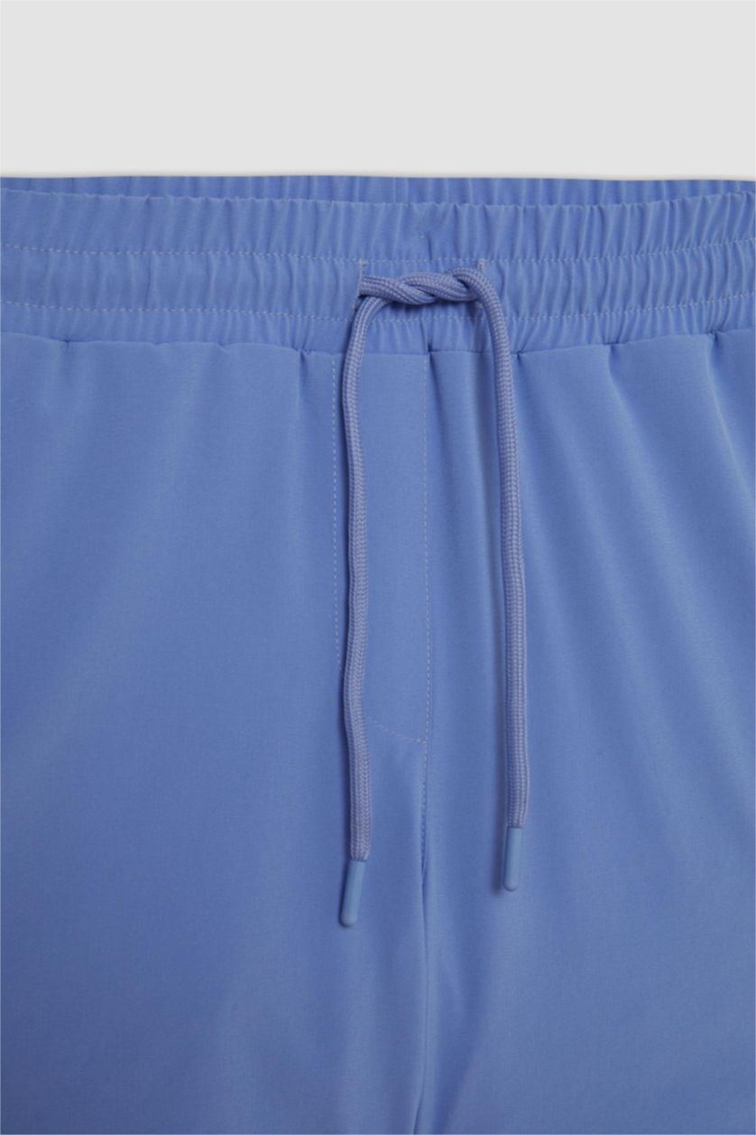 WOMAN Lilac DeFactoFit Slim Fit Flexible Textured Swim Shorts