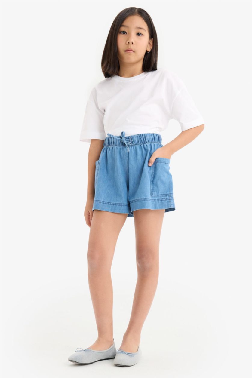GIRLS & TEENS Blue Girl Denim Shorts