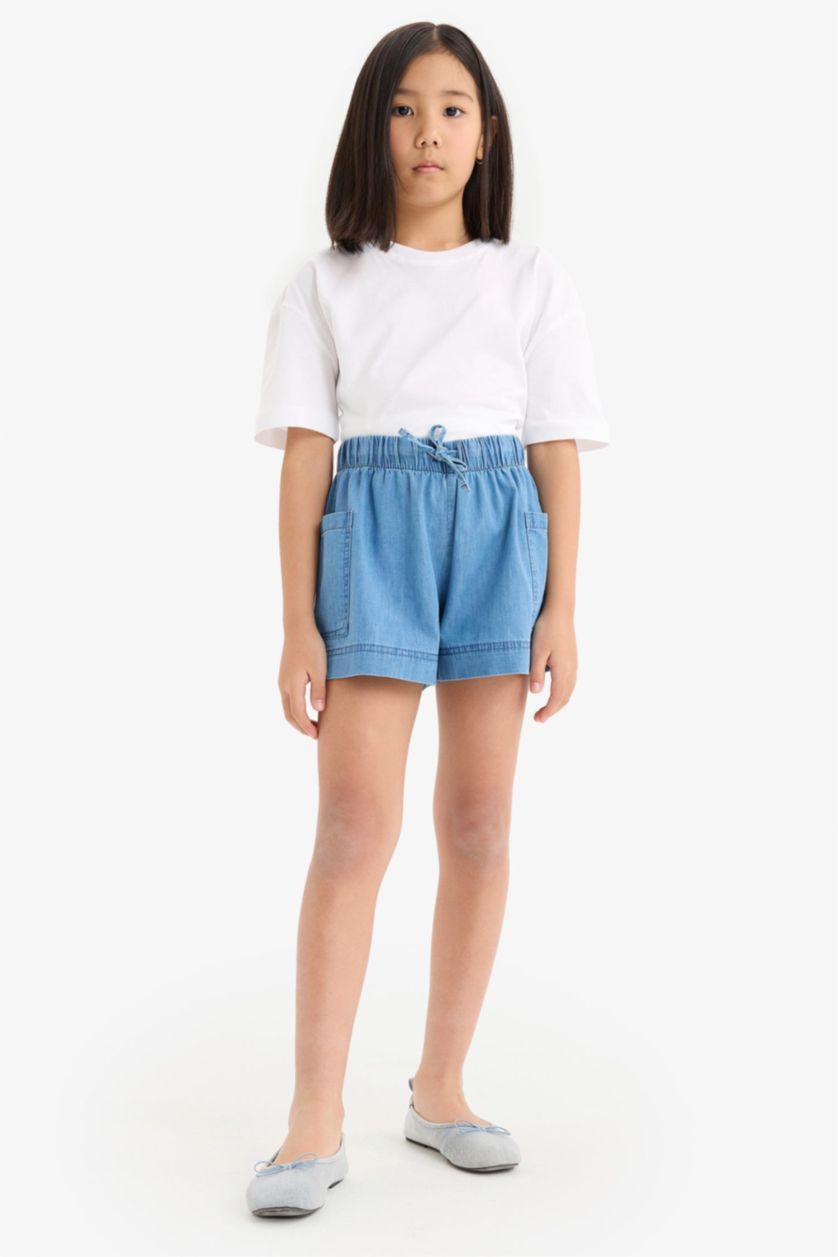 GIRLS & TEENS Blue Girl Denim Shorts