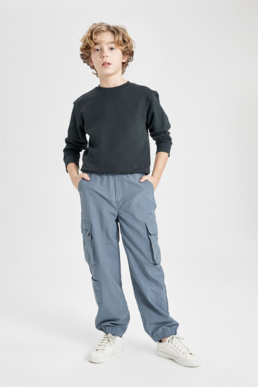 BOYS & TEENS Light Indigo Boy Jogger Trousers