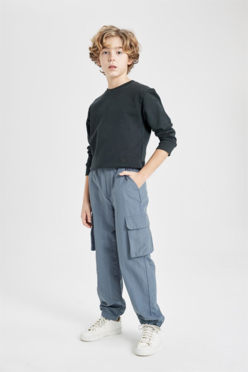 BOYS & TEENS Light Indigo Boy Jogger Trousers