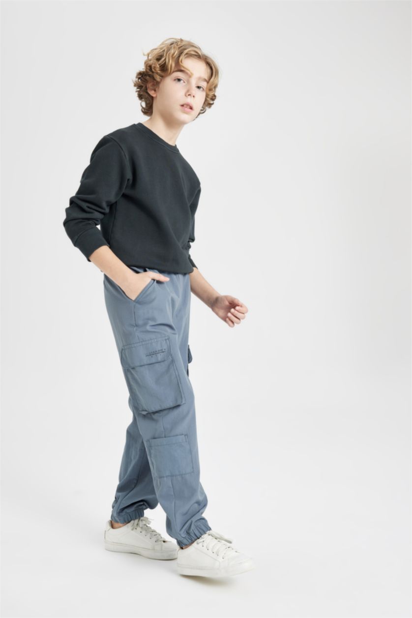 BOYS & TEENS Light Indigo Boy Jogger Trousers