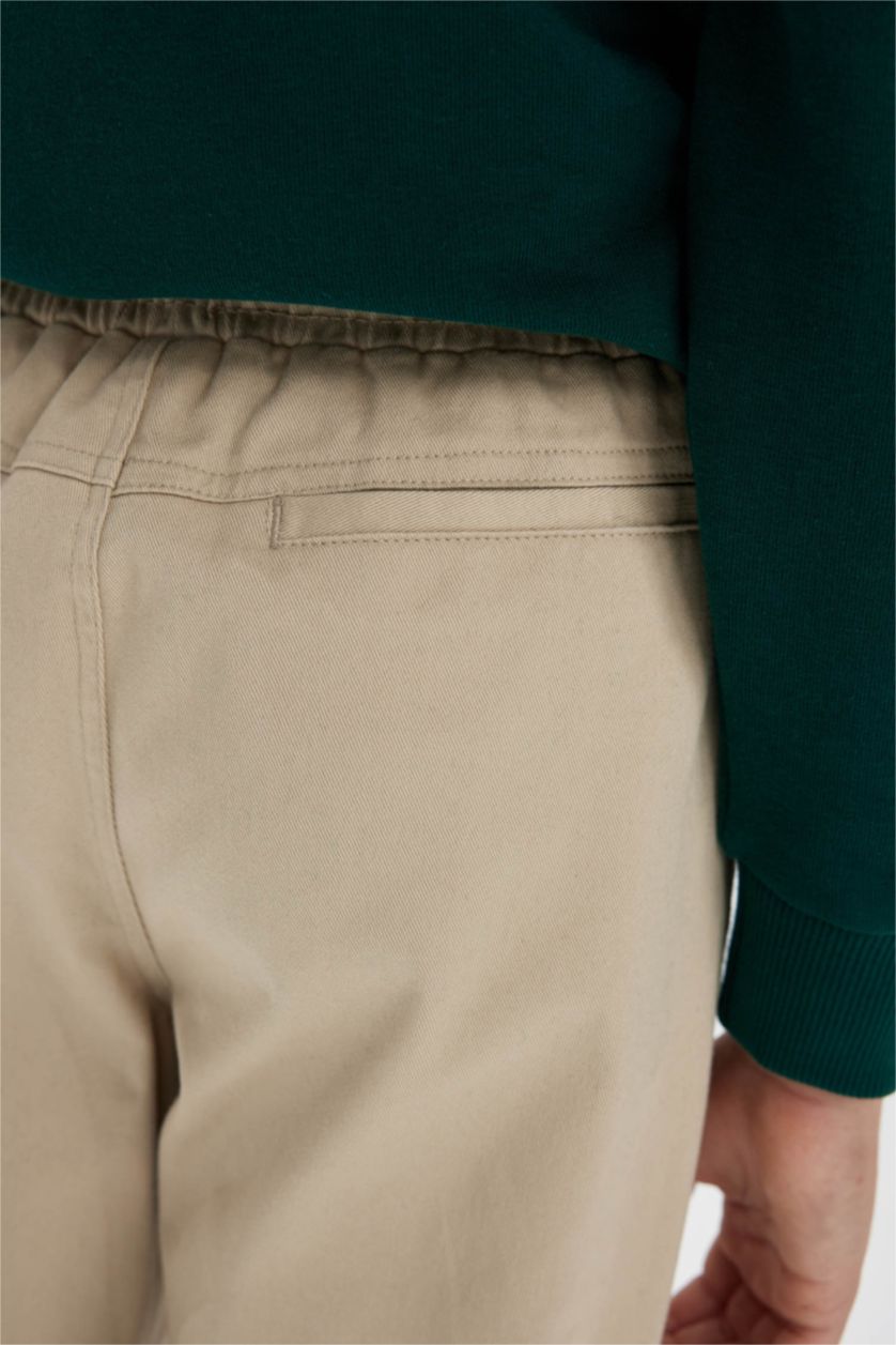BOYS & TEENS Beige Boy Jogger Pants