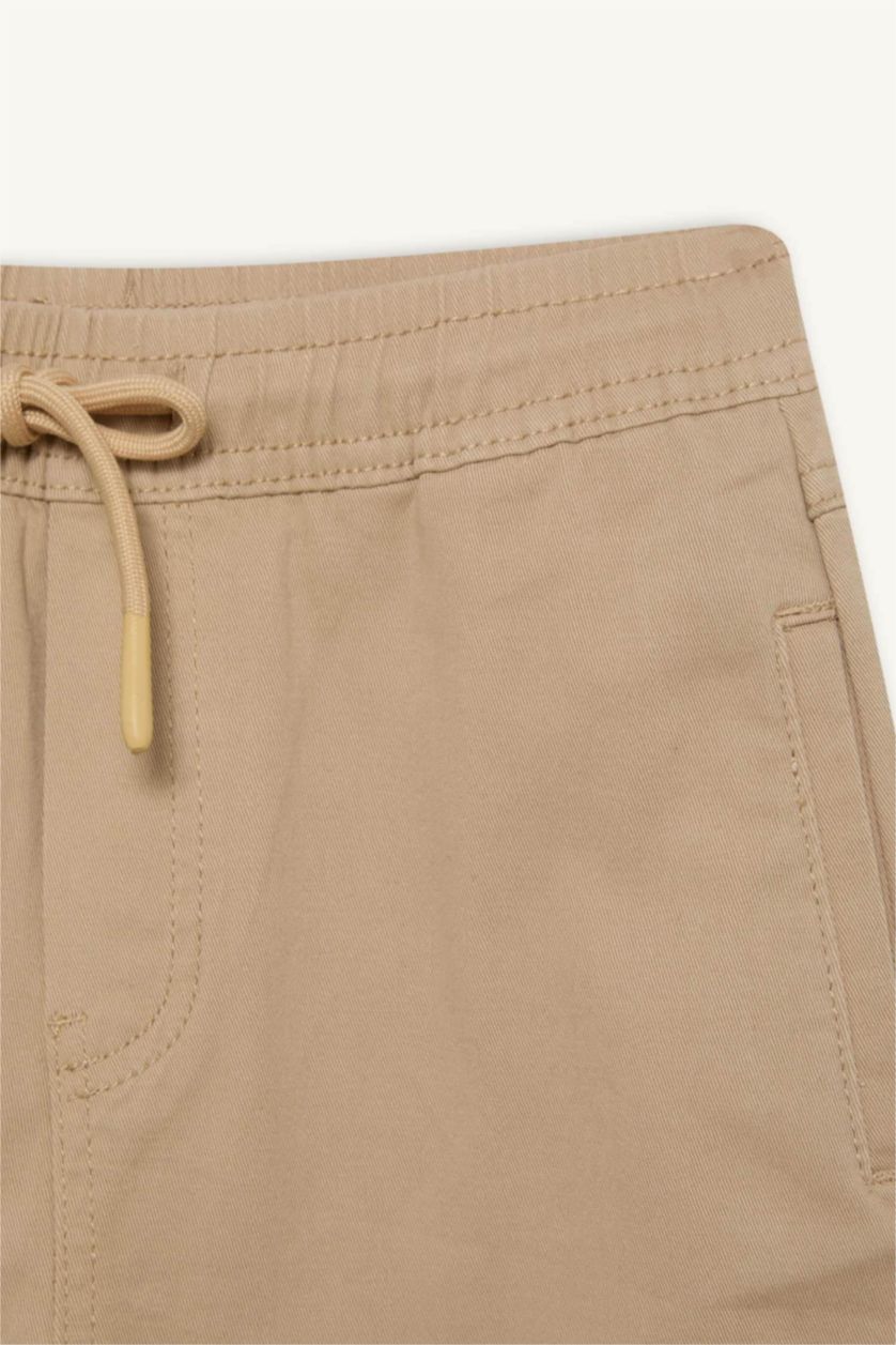 Young Boys - Teen Boys Beige Boy Elastic Leg Gabardine Joggers