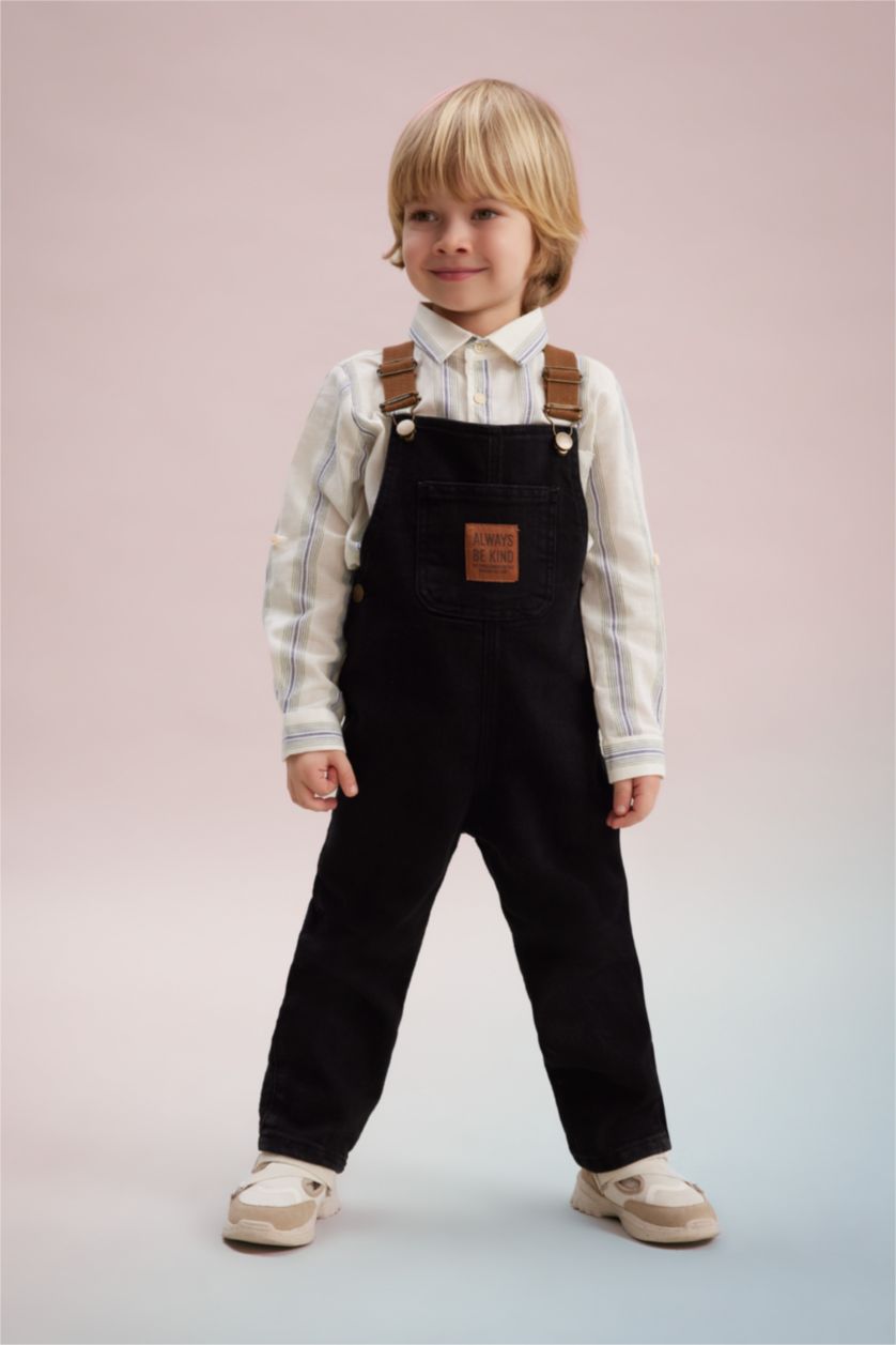 Erkek Bebek Antrasit Erkek Bebek Jean Tulum