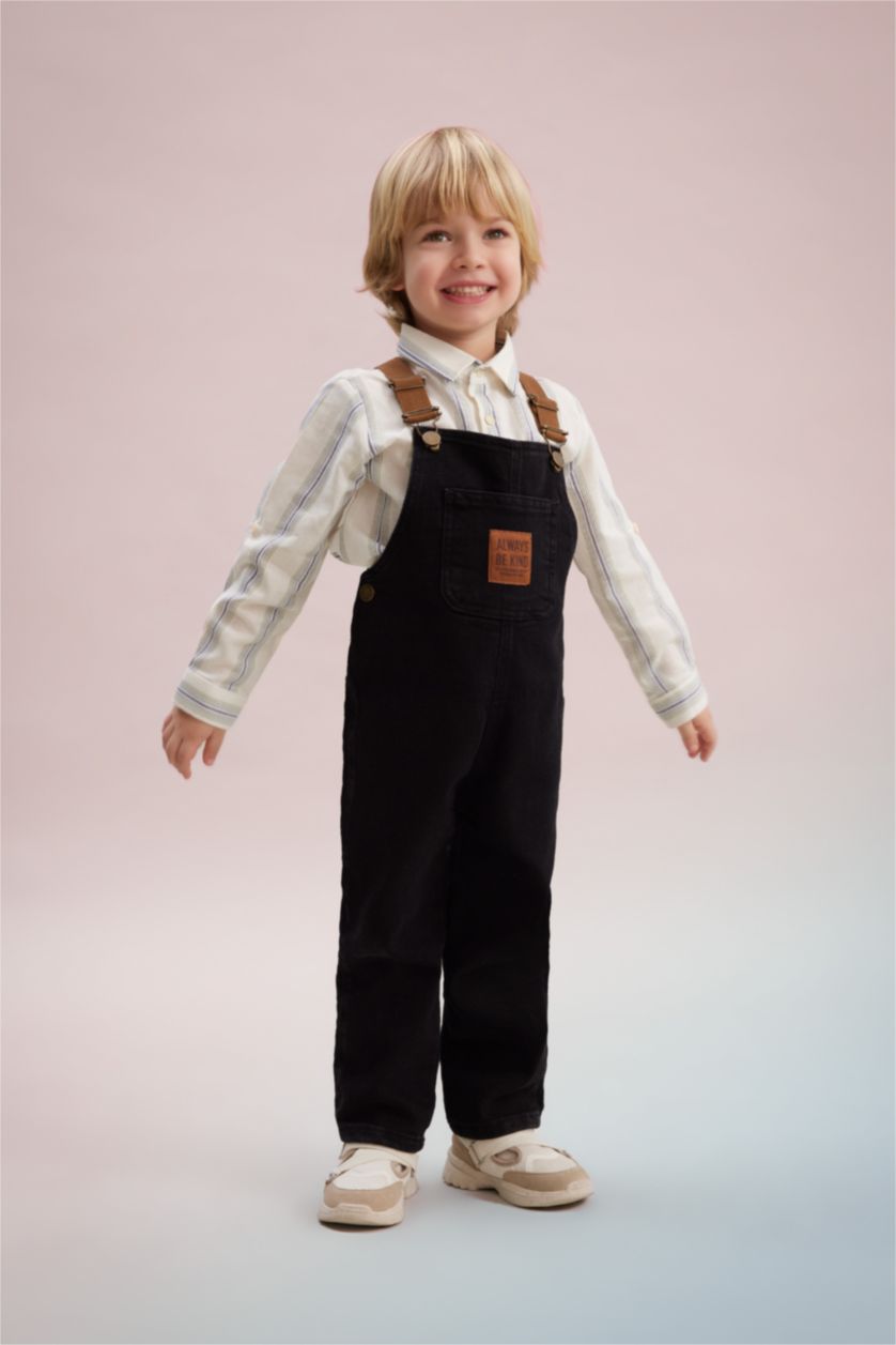 Erkek Bebek Antrasit Erkek Bebek Jean Tulum