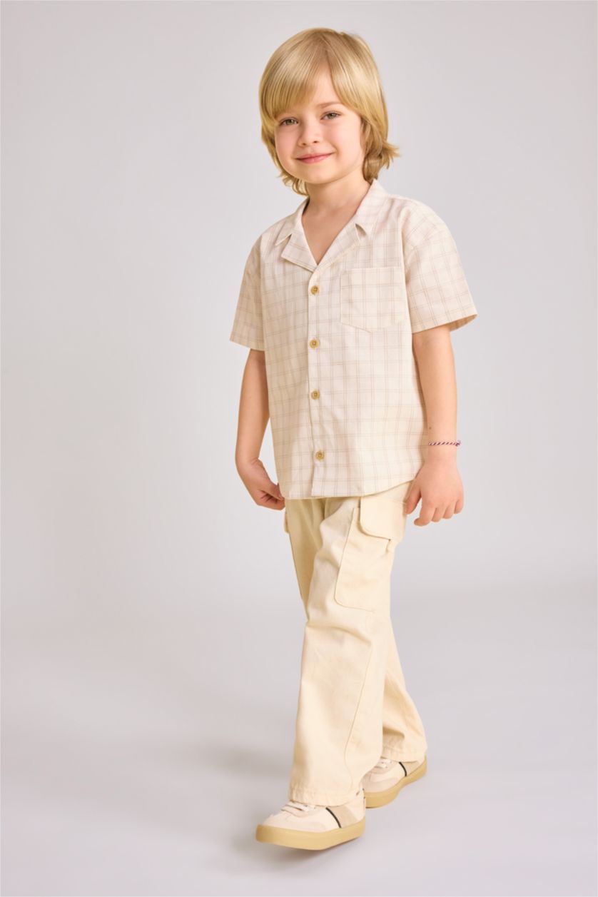 BÉBÉ GARÇON Beige Pantalon Jean coupe régulière Pour Bébé Garçon