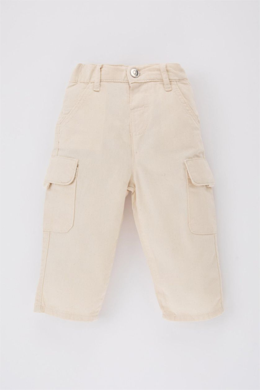 BÉBÉ GARÇON Beige Pantalon Jean coupe régulière Pour Bébé Garçon