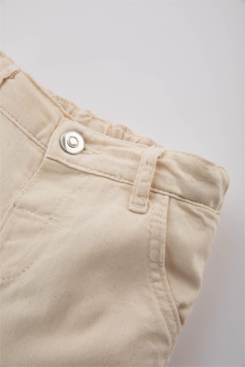 BÉBÉ GARÇON Beige Pantalon Jean coupe régulière Pour Bébé Garçon