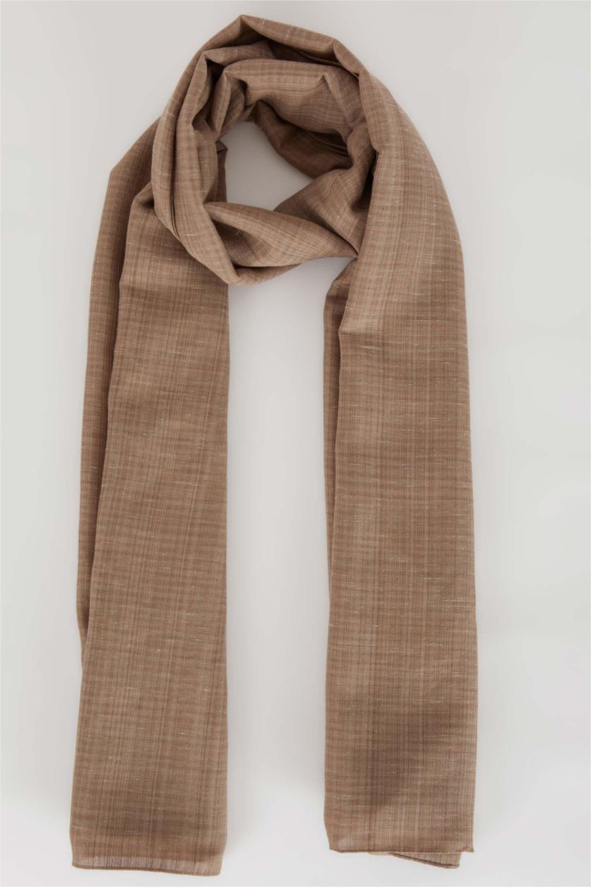 WOMAN Light Brown Woman Hijab Shawl