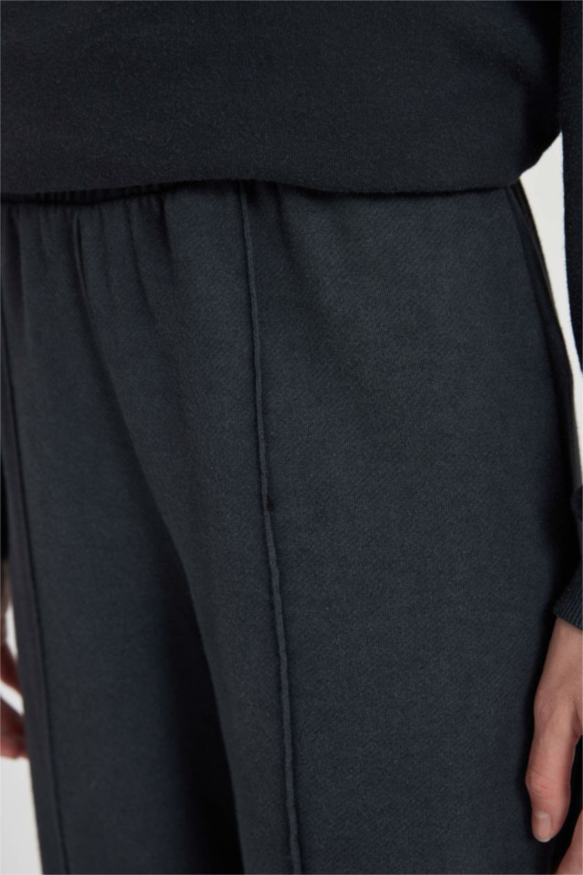 WOMAN Black Regular Fit Trousers