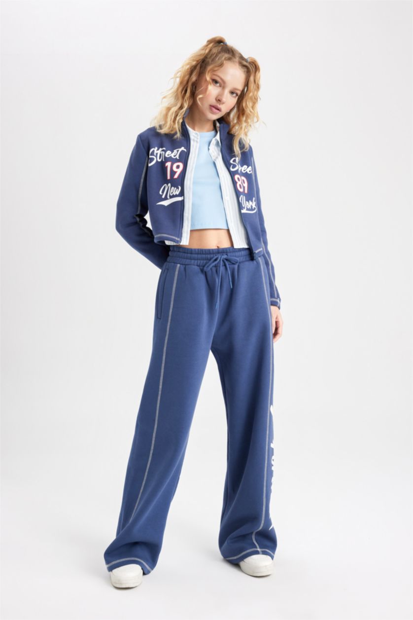WOMAN Indigo Wide Leg Trousers