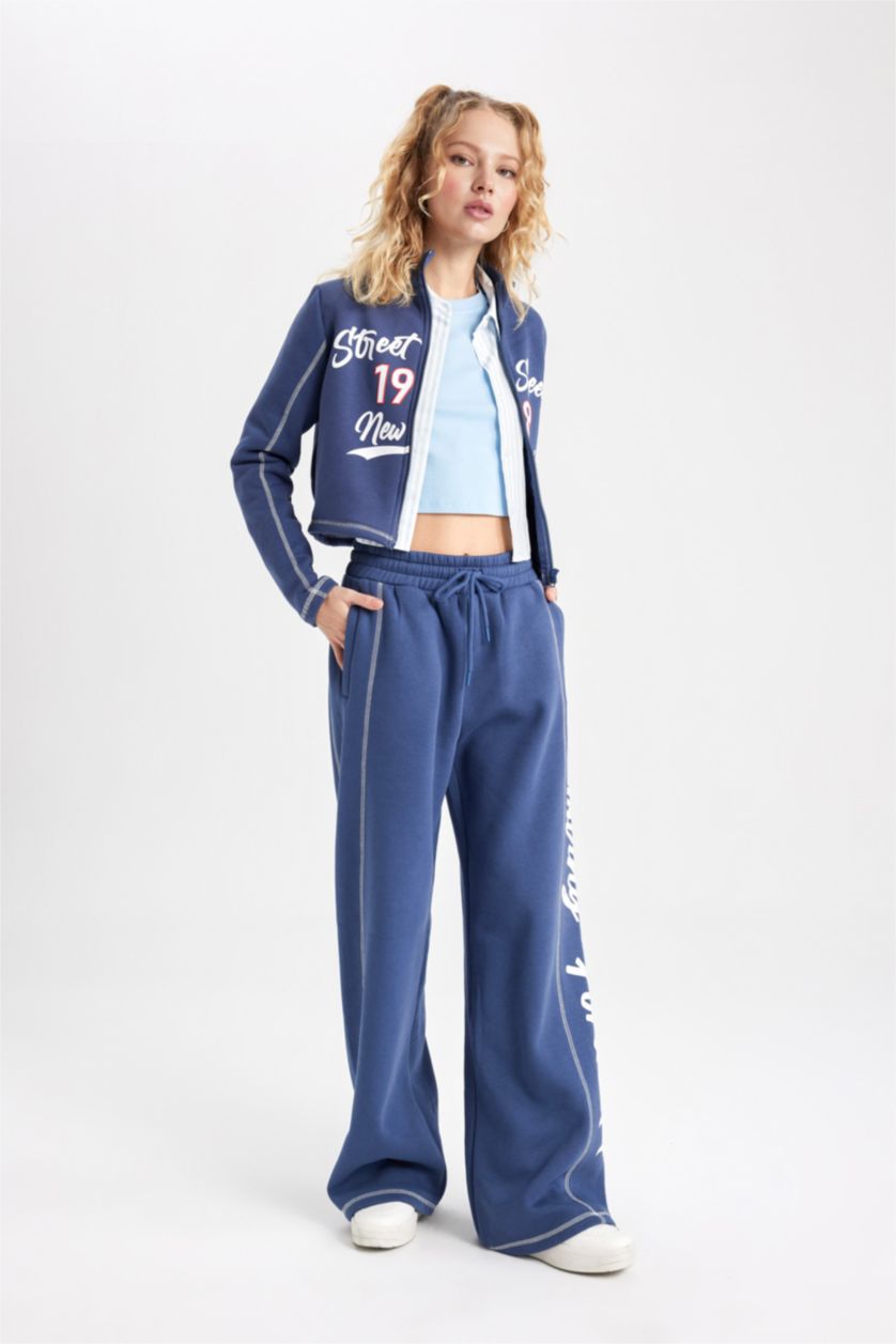 WOMAN Indigo Wide Leg Trousers