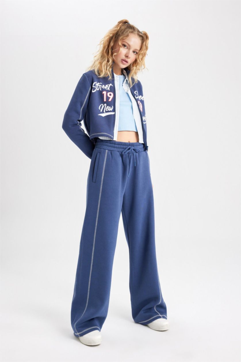 WOMAN Indigo Wide Leg Trousers