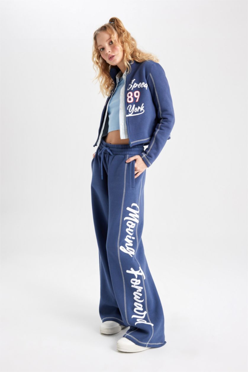 WOMAN Indigo Wide Leg Trousers