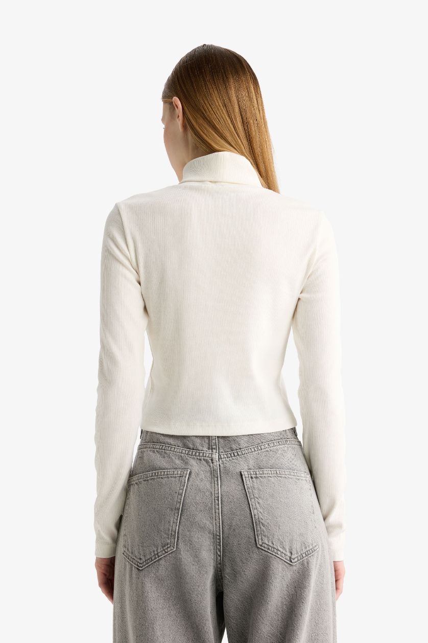 Женщины Кремовый Футболка с длинным рукавом, Coool