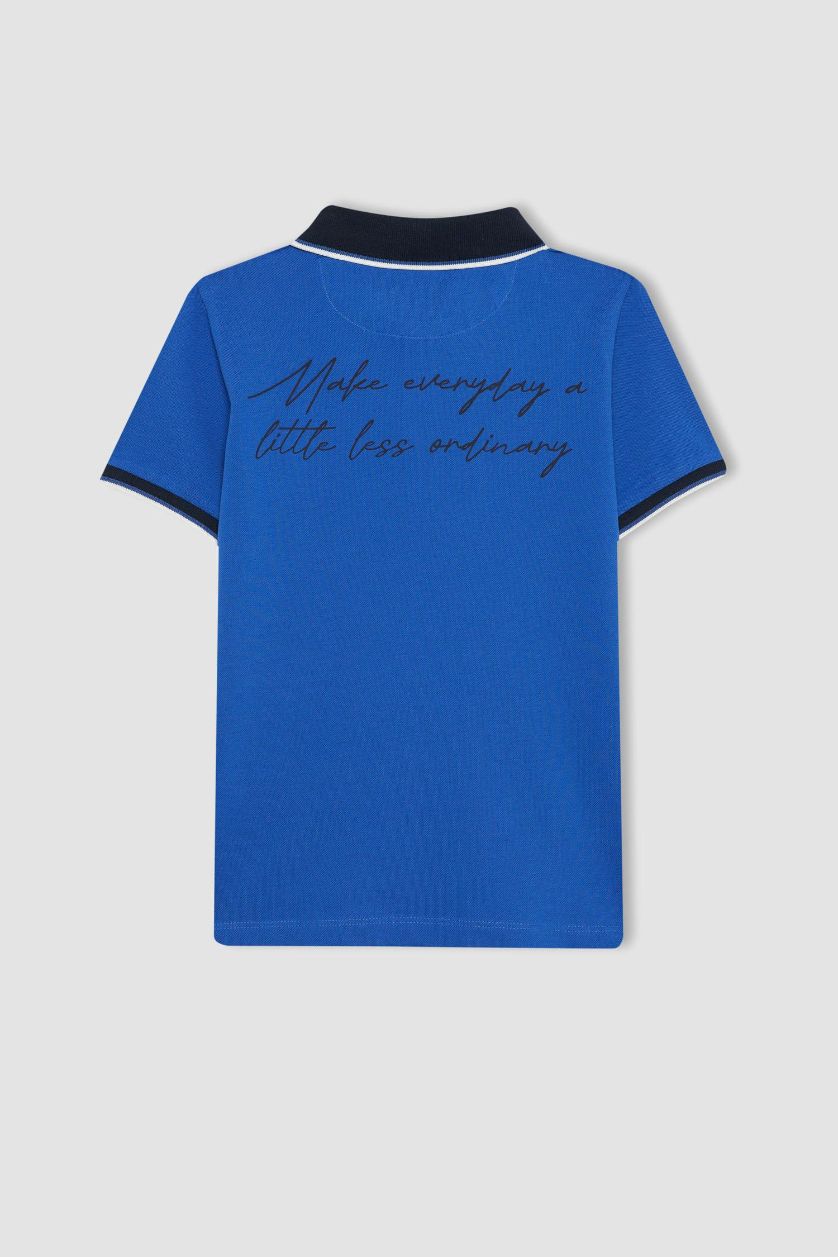 Erkek Çocuk - Genç Erkek Royal Polo Yaka Pike Kısa Kollu Tişört Erkek Çocuk