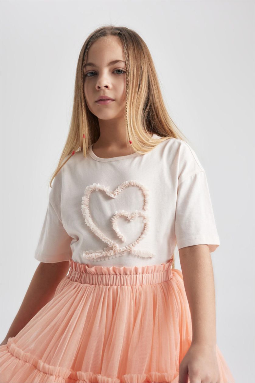 بنات زهري فاتح تي شيرت بناتي نص ردن قصة عادية