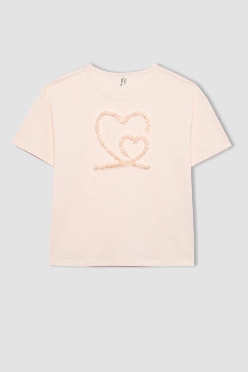 بنات زهري فاتح تي شيرت بناتي نص ردن قصة عادية